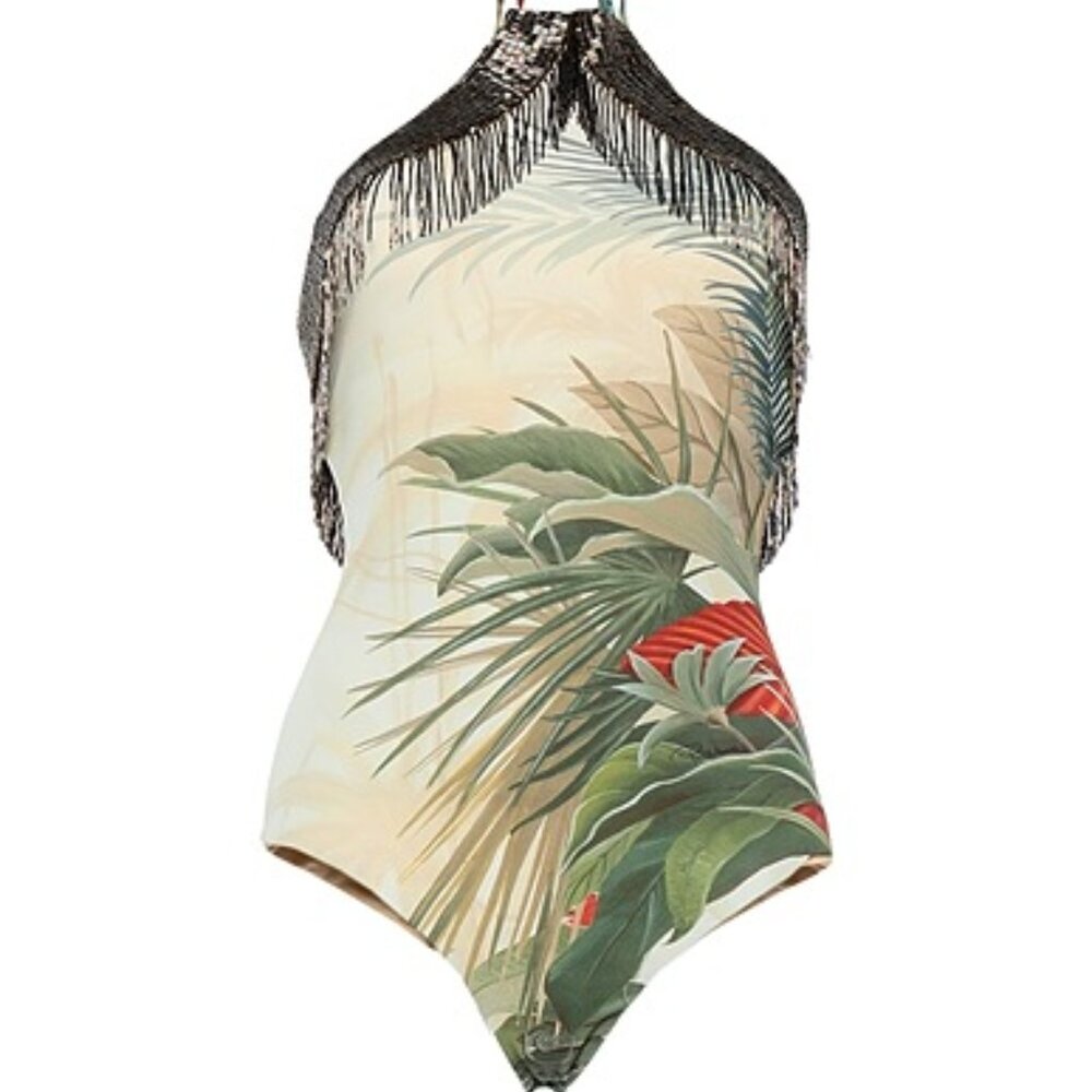 Roberto Cavalli Jungle Print Bodysuit